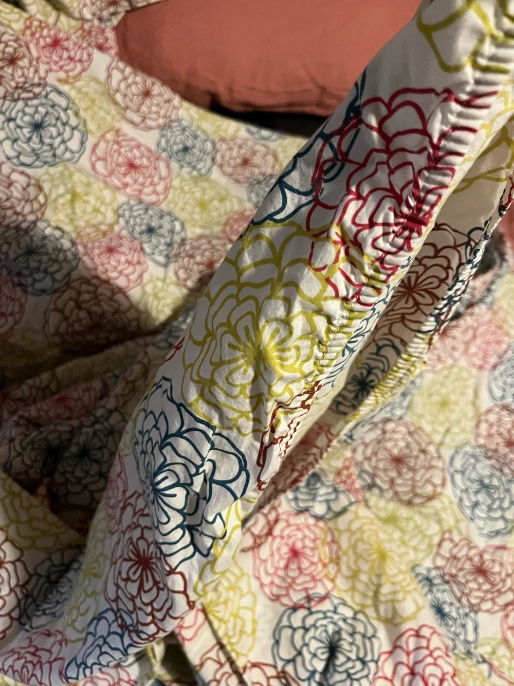 LOFT ~ Multicolor Floral 💯 Cotton Bedding ~ 6 Pieces